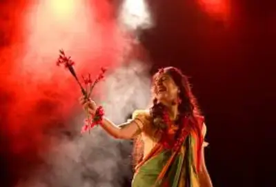 ‘রক্তকরবী’র প্রতীকী চরিত্রে নন্দিনী, চৈতি ঘোষাল