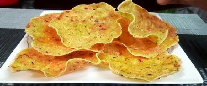 thin Indian wafer