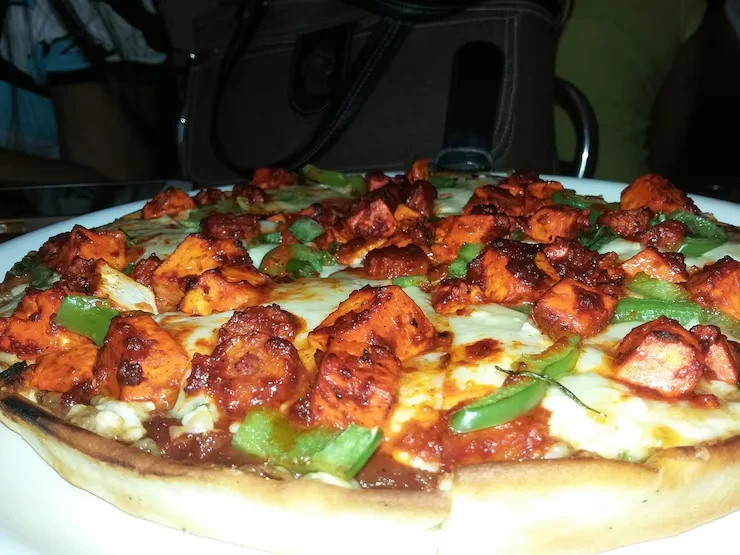 home made chicken pizza recipe in Bengali