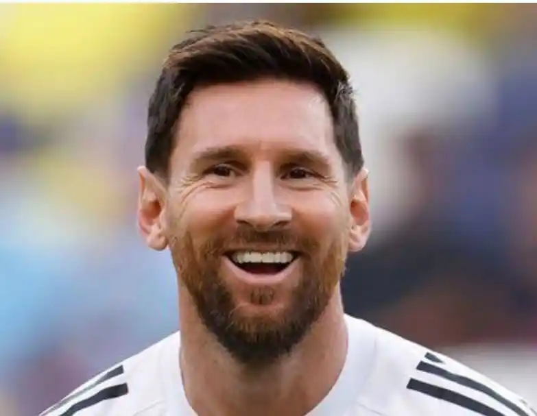 Footballer Messi in Kolkata