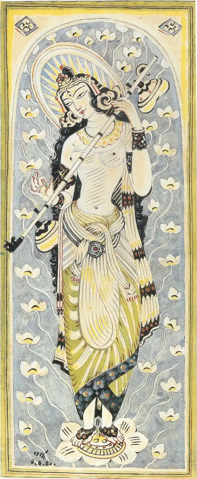 saraswati by Nandalal basu