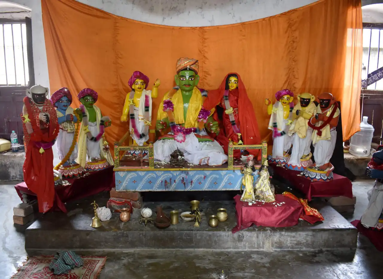 তীলকধারী রামজীউ। রাম দরবার, অম্বিকা কালনা।