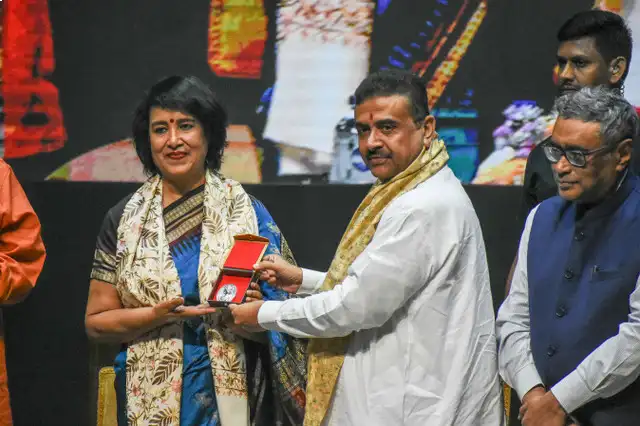 Taslima Nasrin and suvendu adhikary