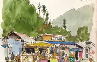 আপার পহেলগামের দোকানপাট