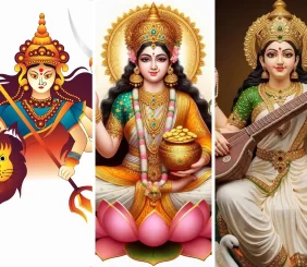 Durga lakshmi Saraswati