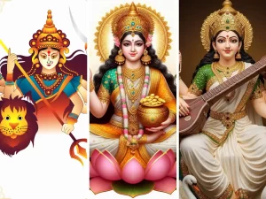 Durga lakshmi Saraswati