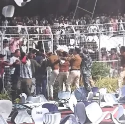 Footballer Messi in Kolkata