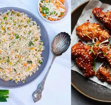 korean-fried-chicken-ar-fried-rice