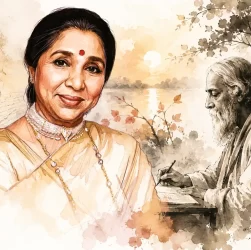 asha bhosle and rabindranath thakur