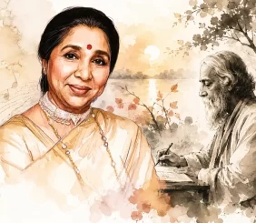 asha bhosle and rabindranath thakur