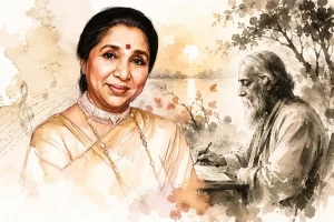 asha bhosle and rabindranath thakur