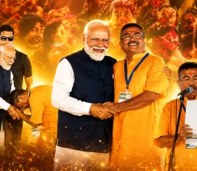 norendra modi and shubhendu adhikari