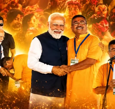 norendra modi and shubhendu adhikari