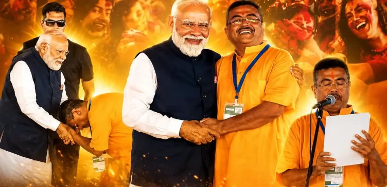 norendra modi and shubhendu adhikari