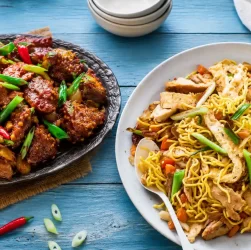 egg-chicken-noodles-chili-fish-recipe