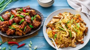 egg-chicken-noodles-chili-fish-recipe