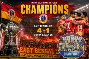 East Bengal Durand Cup 2026 champions after 4-1 victory over Mohun Bagan
